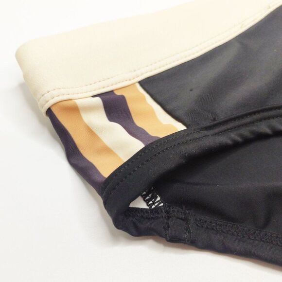 Men's low rise stripes bikini swim brief swimwear speedo Khaki SIZE M - Picture 6 of 9